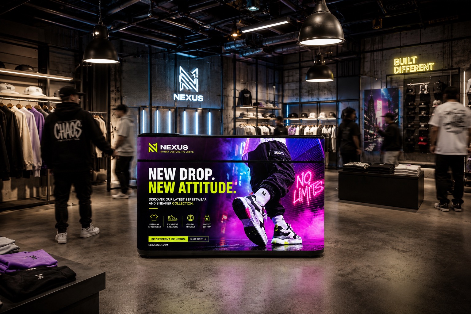 Digital signage retail
